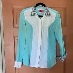 Prestige Collection Houndstooth Equestrian Show Shirt